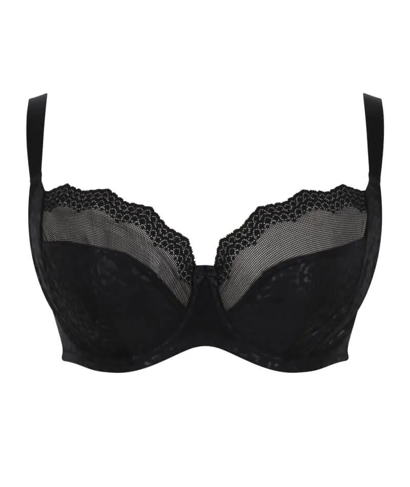 Sculptresse Esme Underwired Balconnet Bra - Black Animal