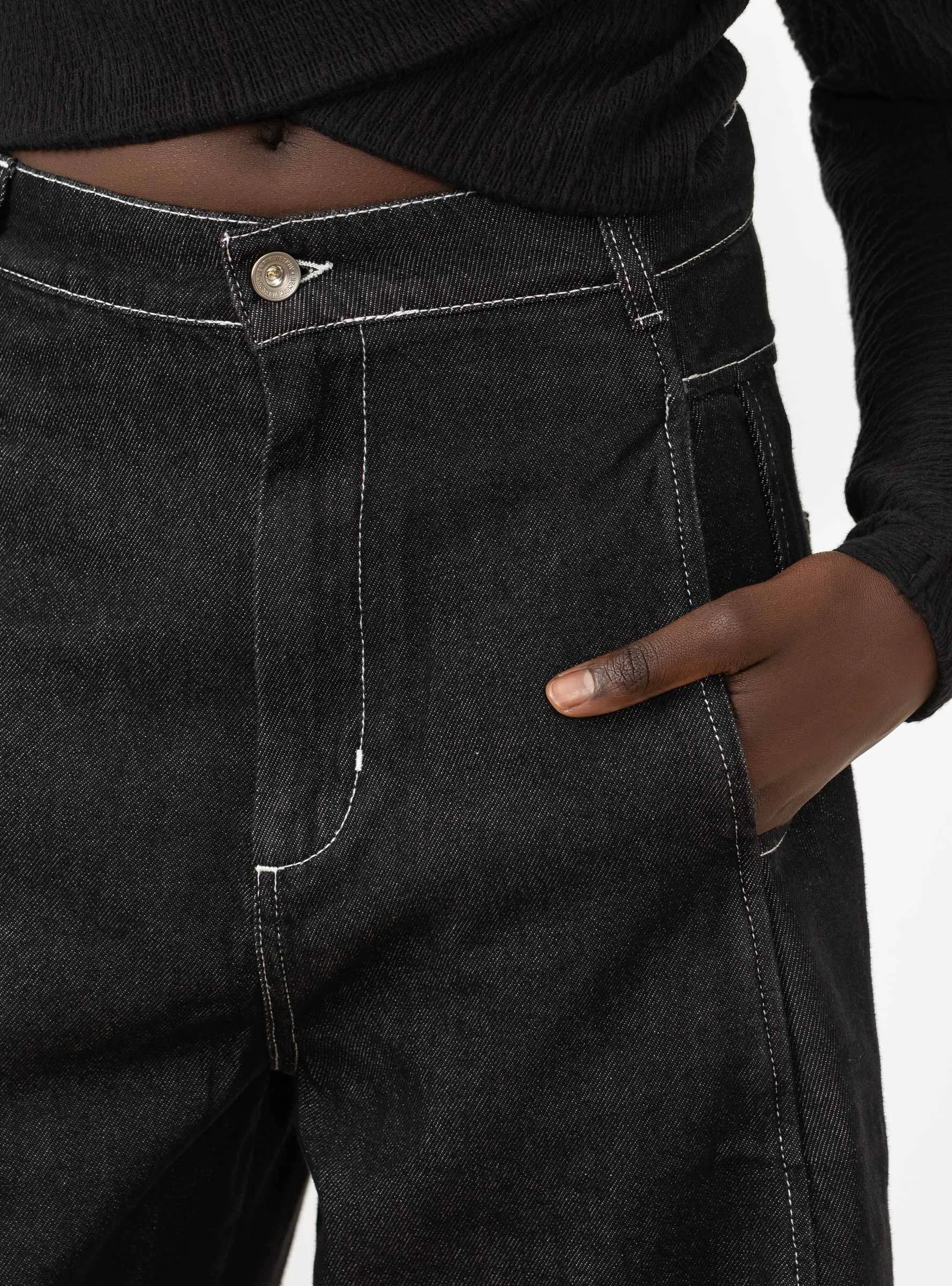 Shade Denim Pant Black
