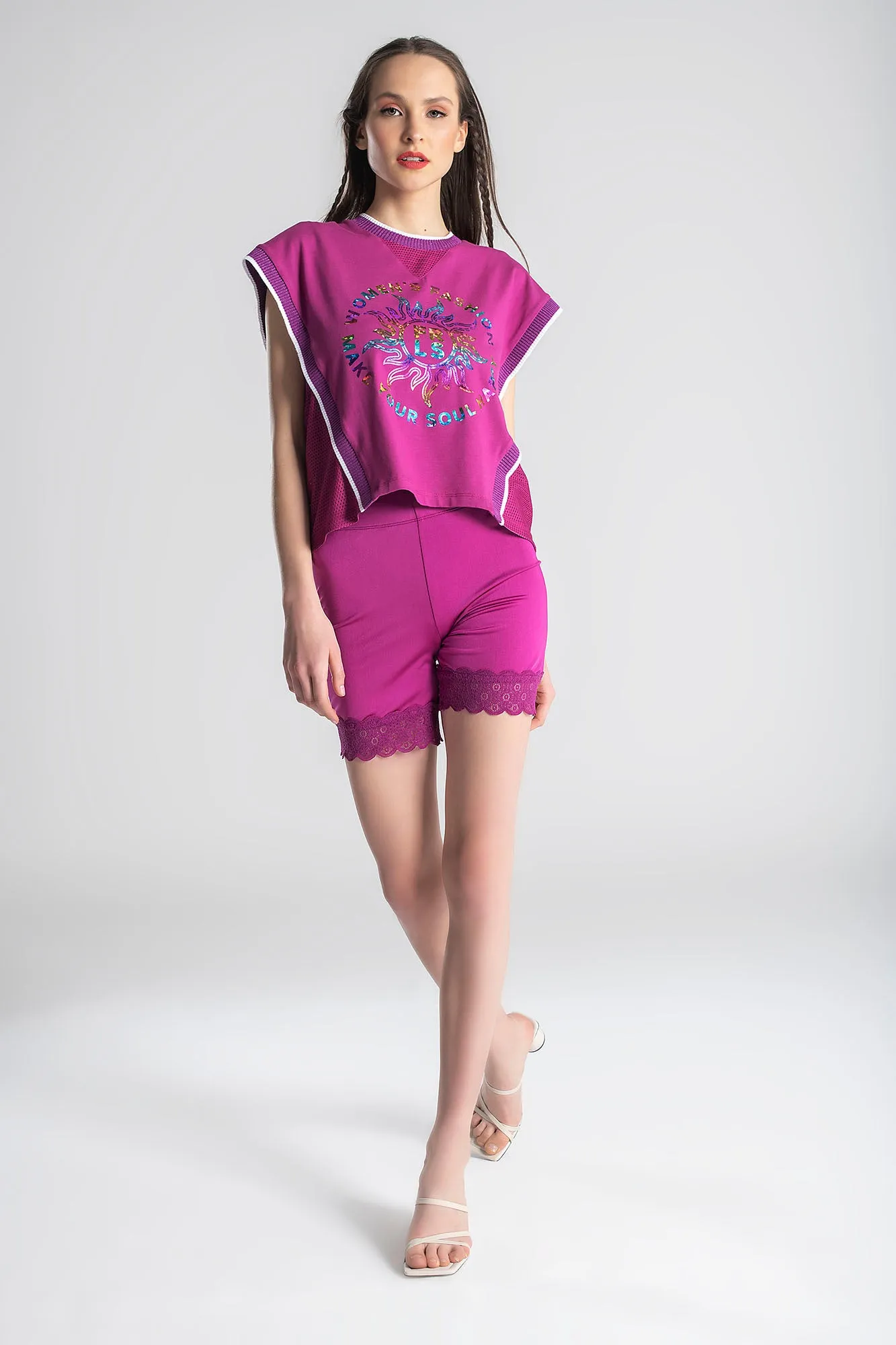 SIDE NET SINGLET