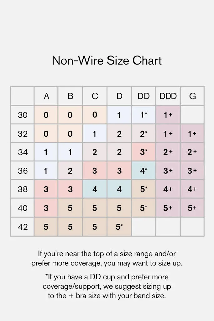 Sieve Non-Wire Bra in Graphite