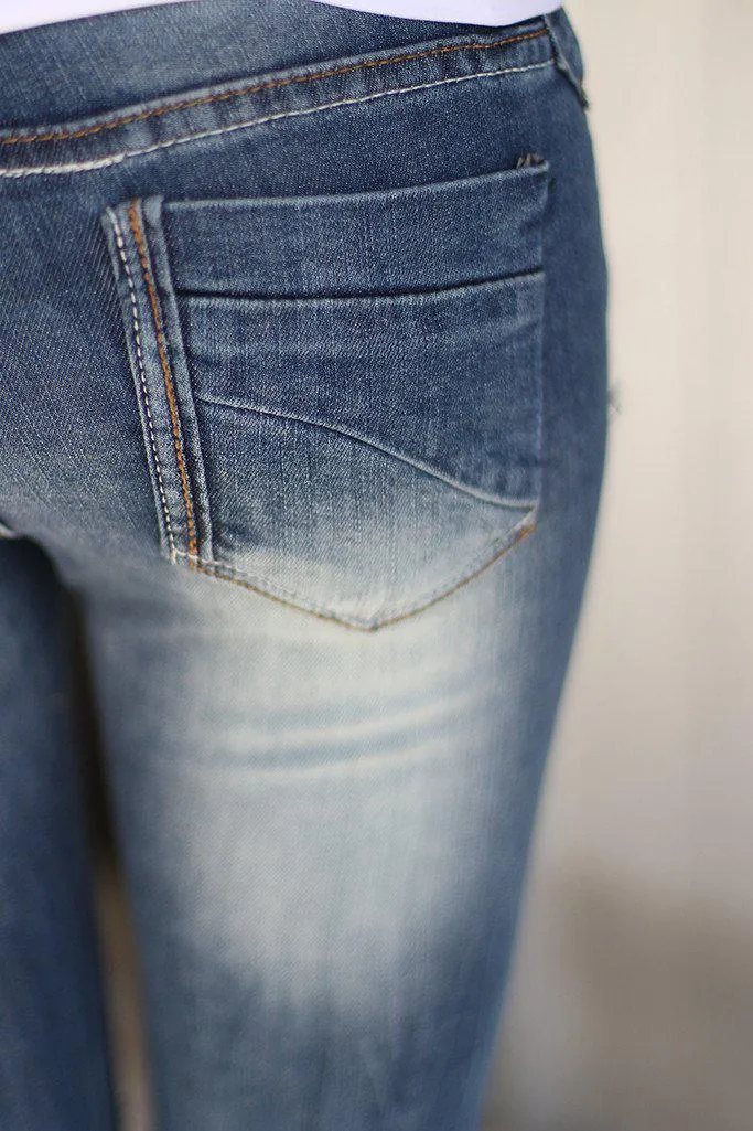 Super Destroyed Skinny Jeans