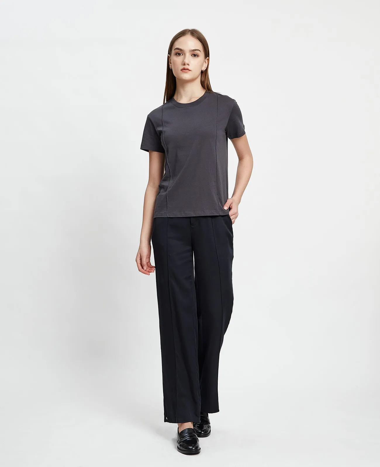 Supima Double Pintuck Tee