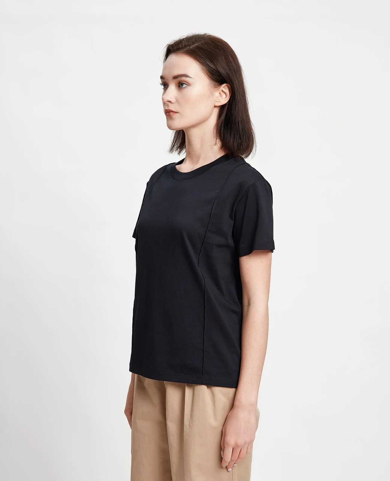 Supima Double Pintuck Tee