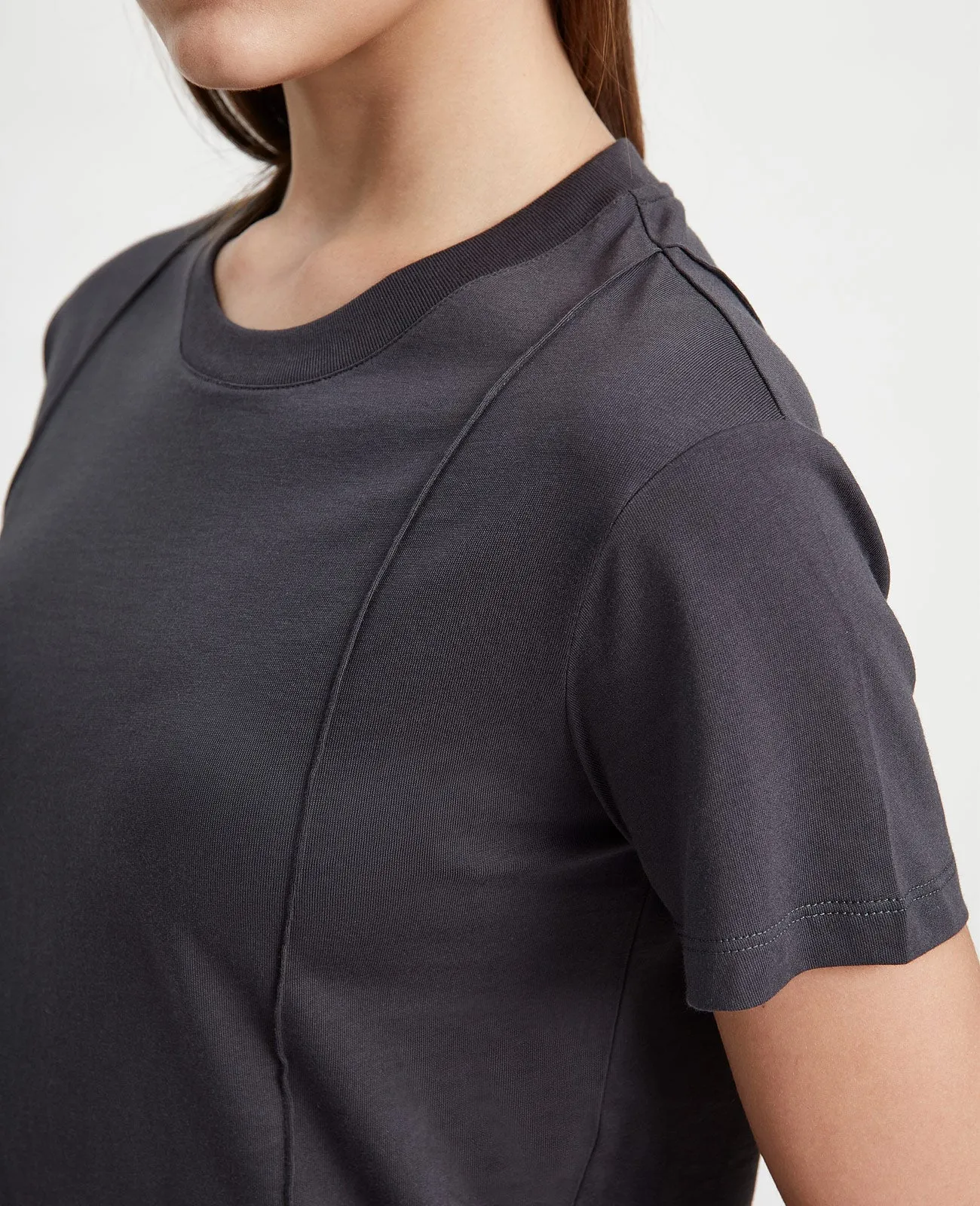 Supima Double Pintuck Tee