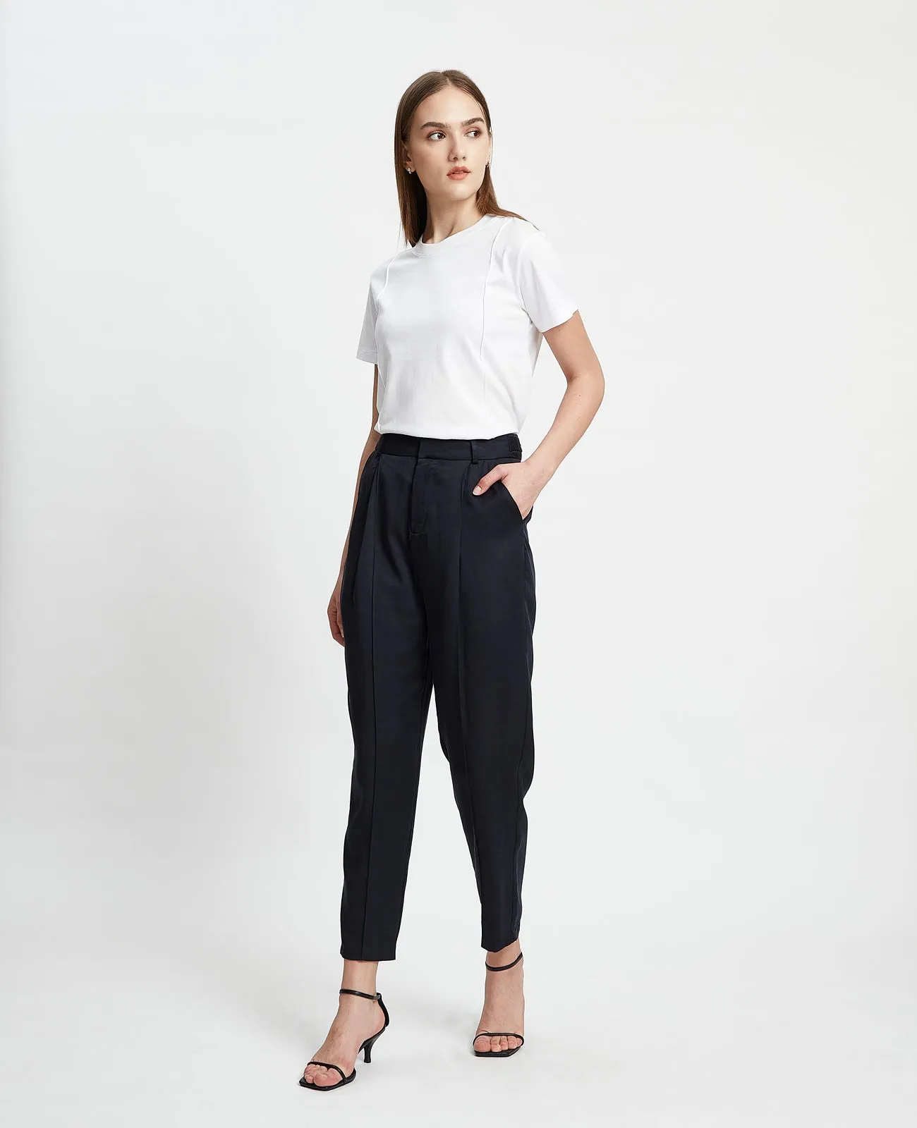Supima Double Pintuck Tee
