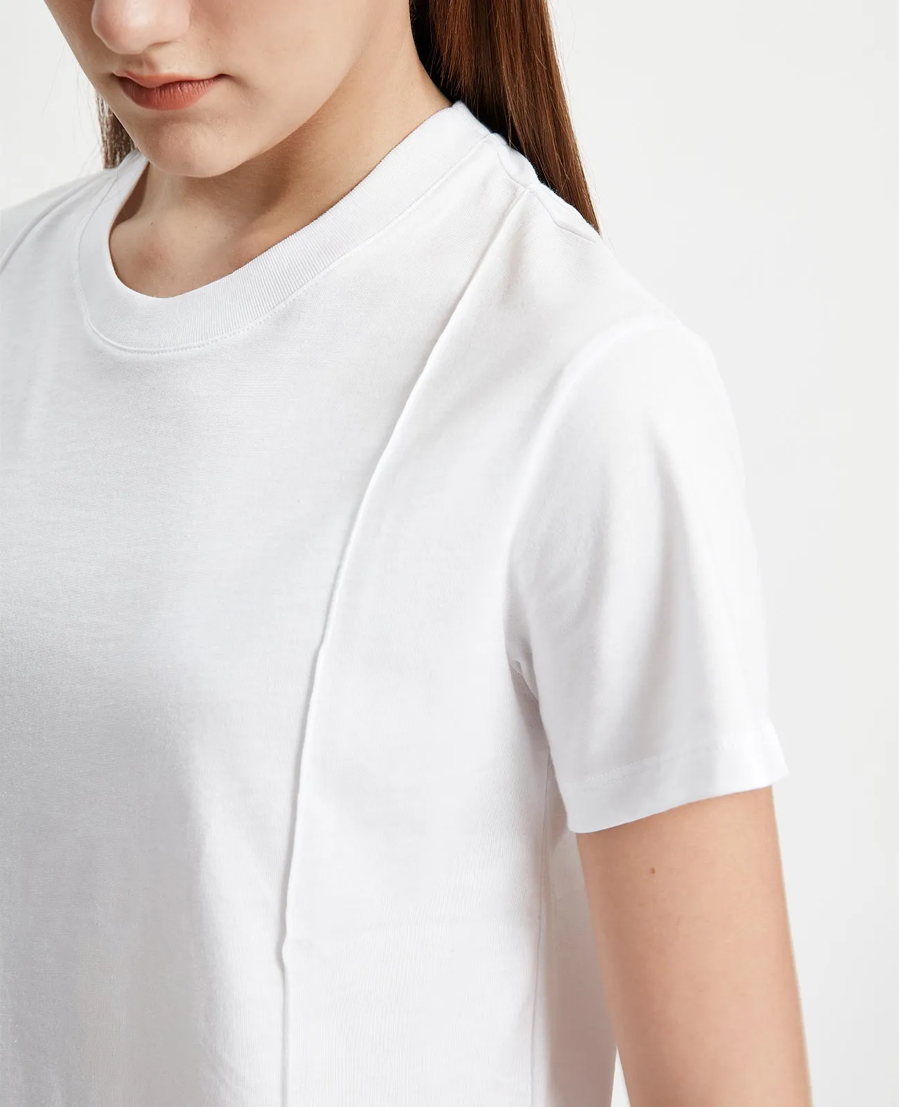 Supima Double Pintuck Tee