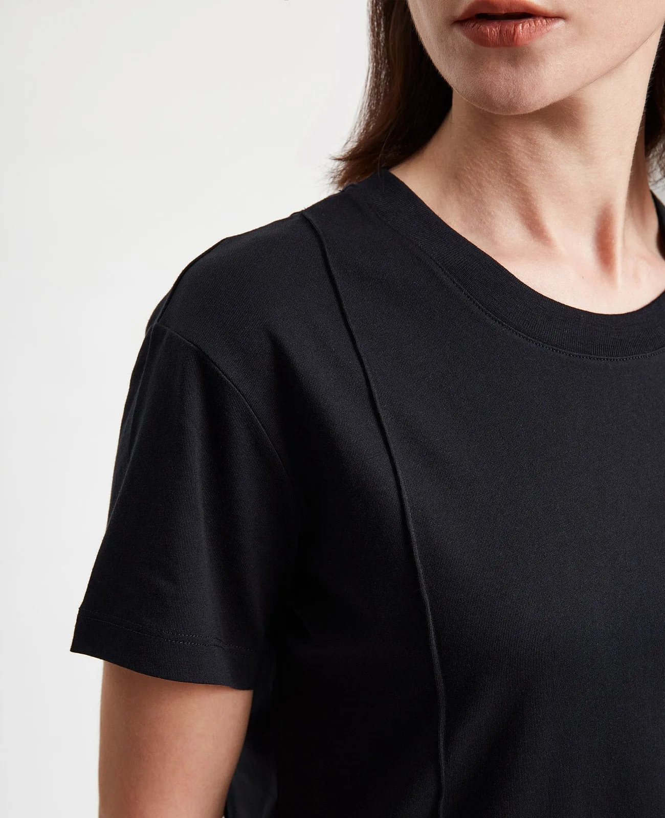 Supima Double Pintuck Tee