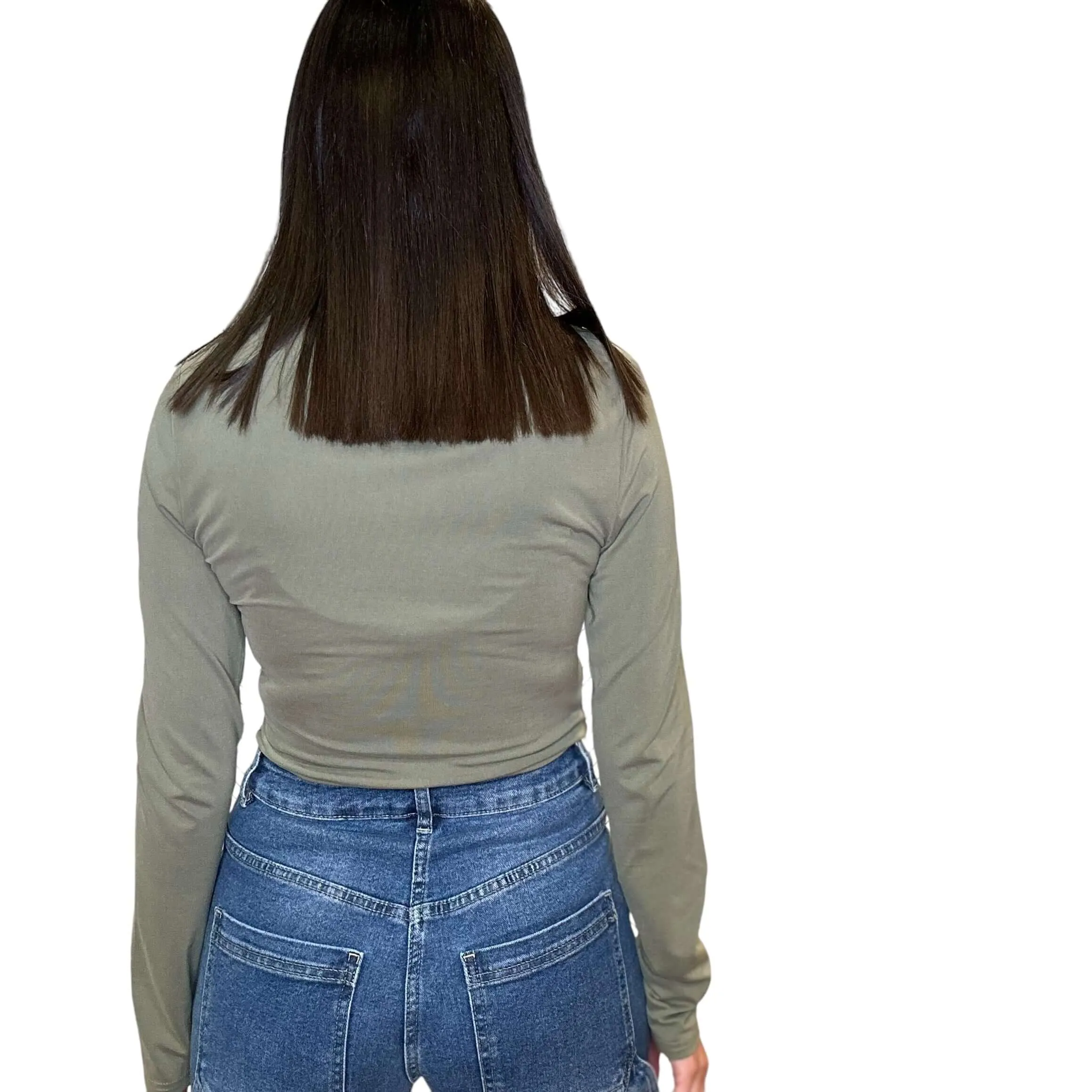 The Calix Top - Olive