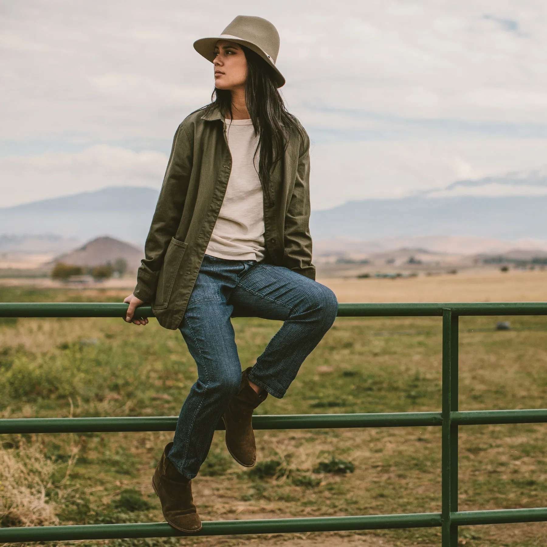 The Cavallo Pant in Corded Denim