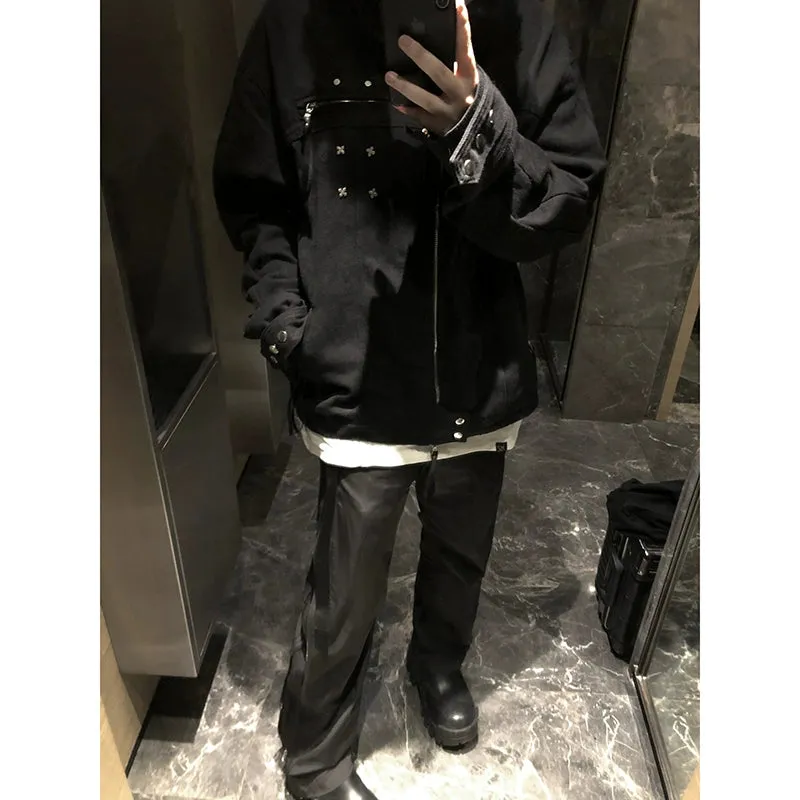 TIA Dark Metal Denim Jacket
