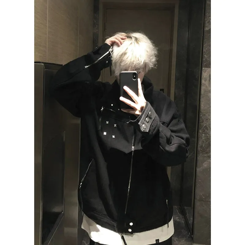 TIA Dark Metal Denim Jacket
