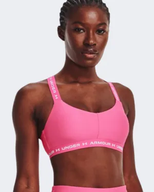 Under Armour Crossback Low Women Training Bra Pink 1361033-640