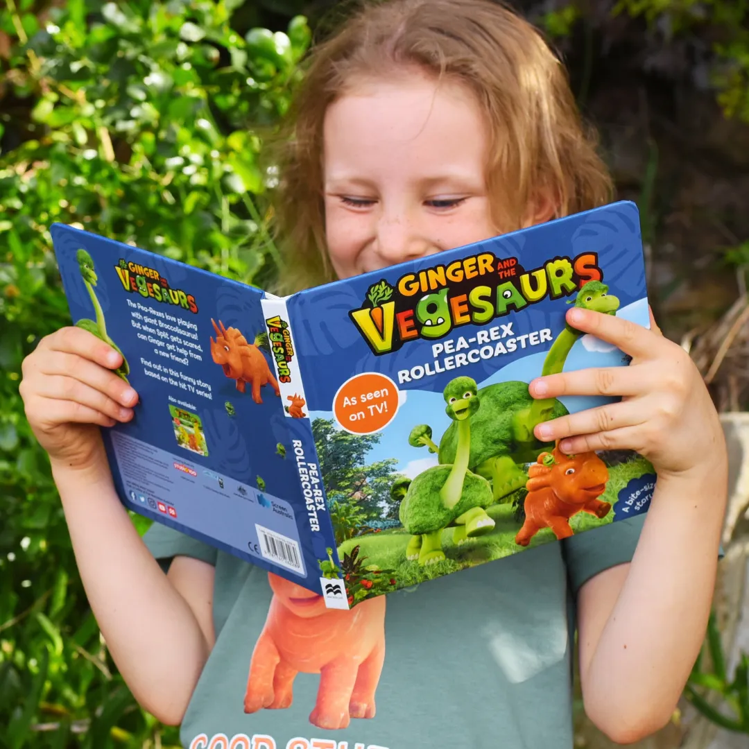 Vegesaurs - Ginger Book and T-shirt - Mix and Match