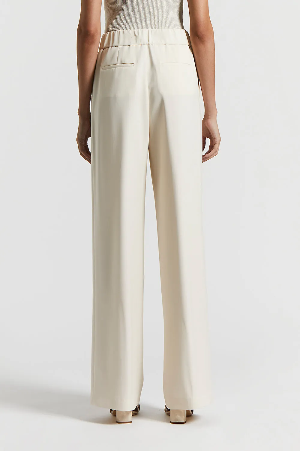 Viscose cady palazzo trousers