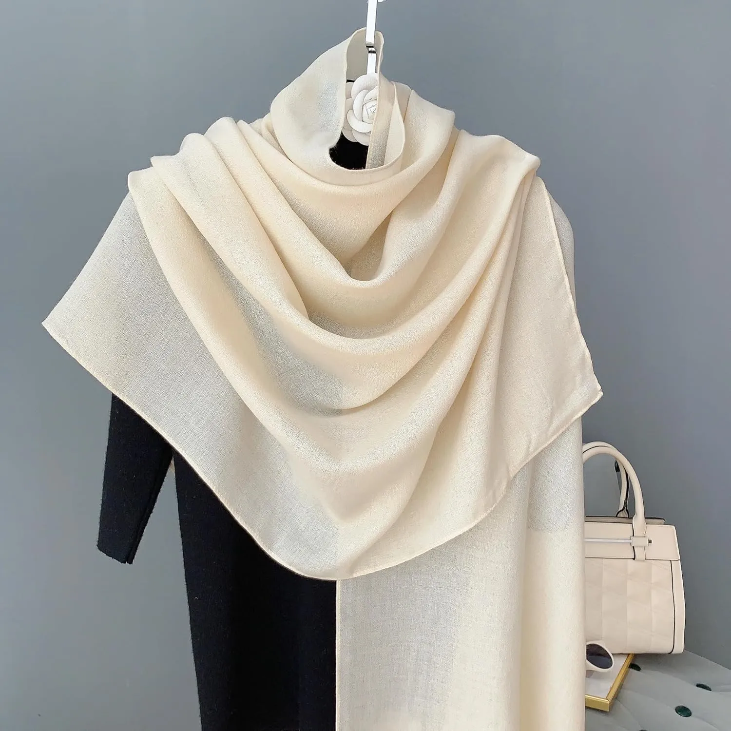 Wander Agio Womens Shawl Party Wraps Evening Dress Bridesmaid Long Scarves for Wedding Lightweight Chiffon Translucent