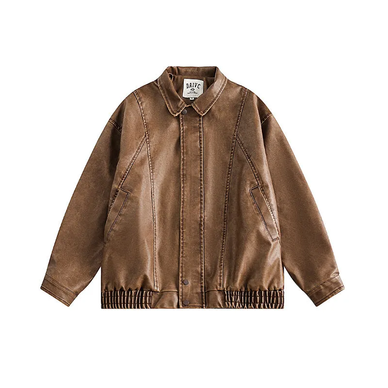 Washed Distressed Japanese Style Jacket