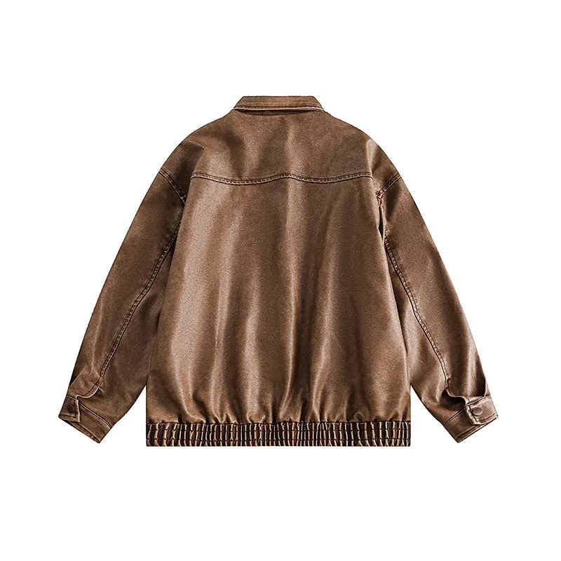 Washed Distressed Japanese Style Jacket