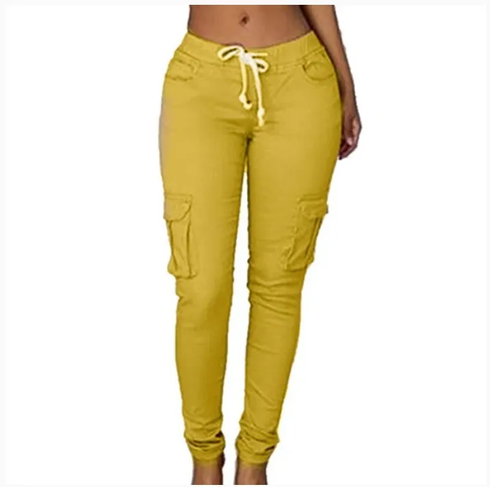Women's Multi Pockets Casual Trouser - GlamzLife