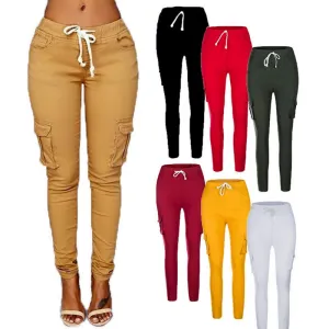 Women's Multi Pockets Casual Trouser - GlamzLife