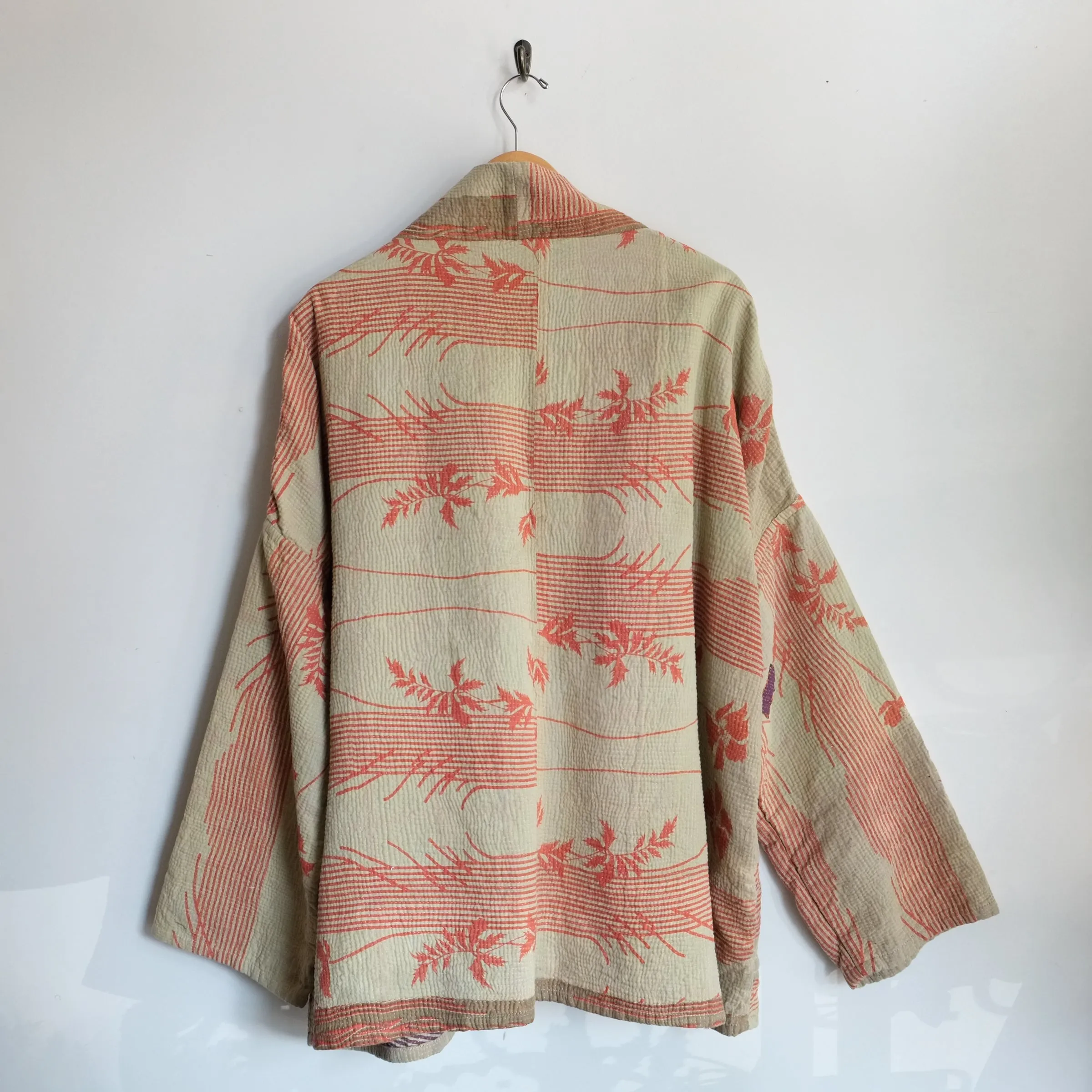XXL Khaki with Unraveling Threads Anoushka Jacket LM136