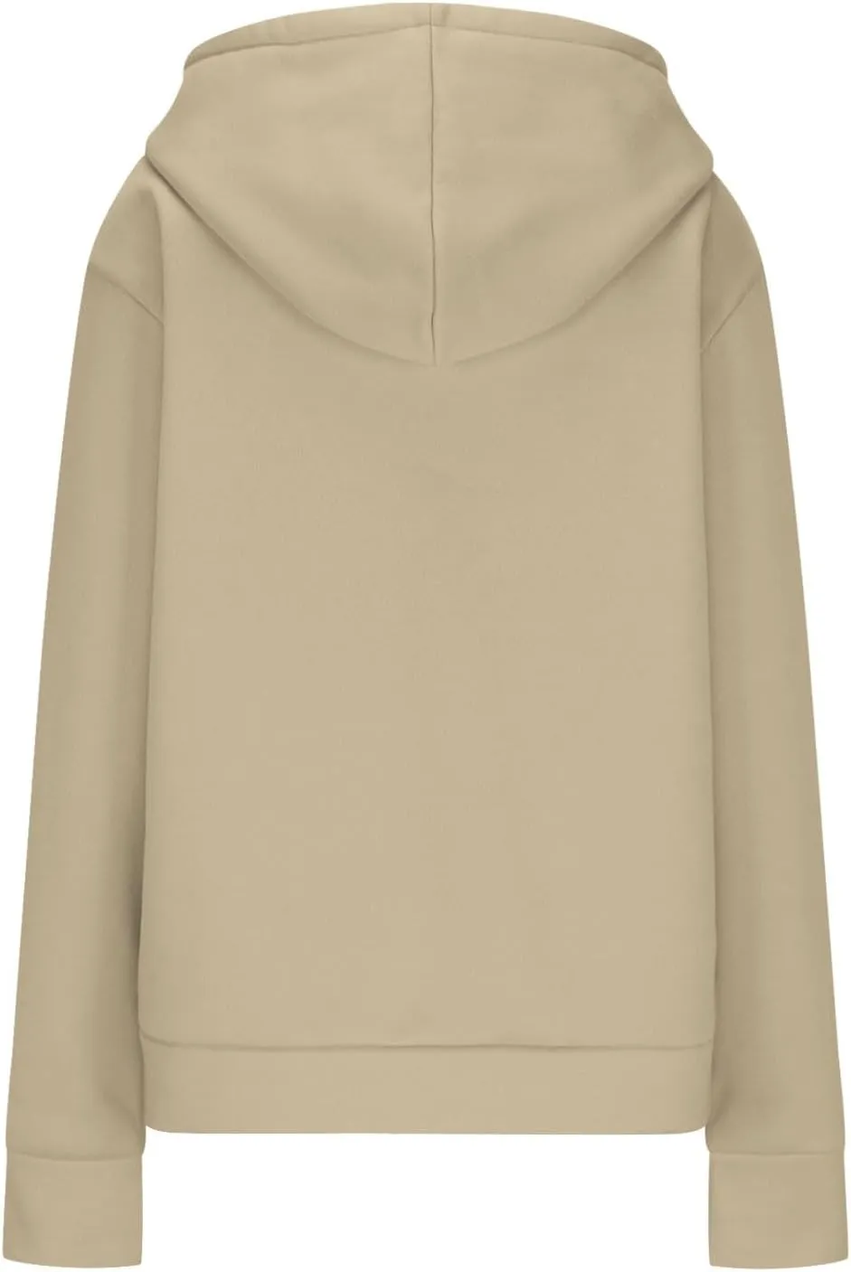 Zip Up Hoodie Womens Long Sleeve Drawstring Hooded Sweatshirt Casual Fleece Jacket 2024 Fall Outfits with Pockets